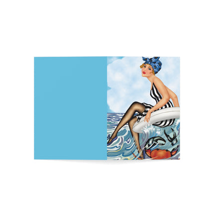 Playful Waves and Fashion Follies Greeting Cards (1, 10, 30, and 50pcs)