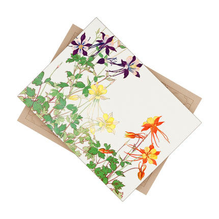 Aquilegia by Tanigami Kônan Ceramic Tile