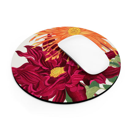 Dahlia by Tanigami Kônan Mouse Pad, Round and Rectangle