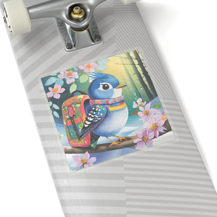 Baby Bluebird Kiss-Cut Stickers (4 Sizes)