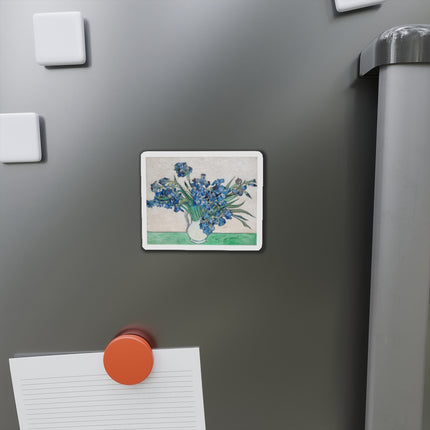 Irises by Vincent Van Gogh Die-Cut Magnets (5 Sizes)
