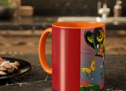 Flight Of Easter Delight Colorful Mugs (11oz, 15oz)