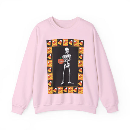Candy Corn Skeleton Unisex Heavy Blend™ Crewneck Sweatshirt