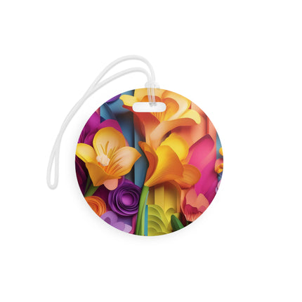 The Graceful Freesia Luggage Tags