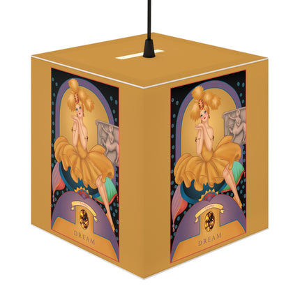 November & Topaz Zodiac Light Cube Lamp