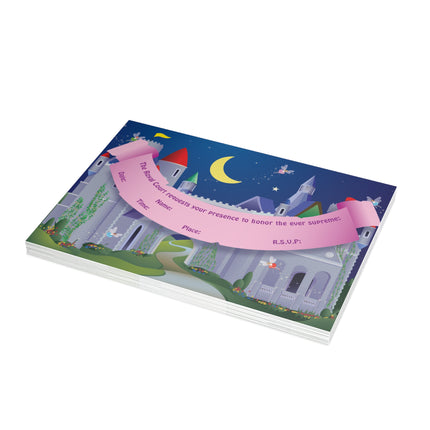 Royal Birthday Party Invitation! Bundles of 10, 30, 50 Pieces Available (envelopes included)