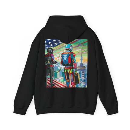 NSA Cyber Punk Computer Hacking Team – Heavy Blend™ Hooded Sweatshirt