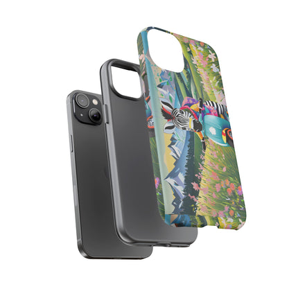 Stripes on Wheels Phone Cases