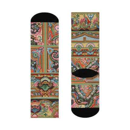 L'Ornement Polychrome by Albert Racine Cushioned Crew Socks