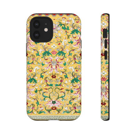 Yellow Botanical Pattern by Owen Jones Phone Cases