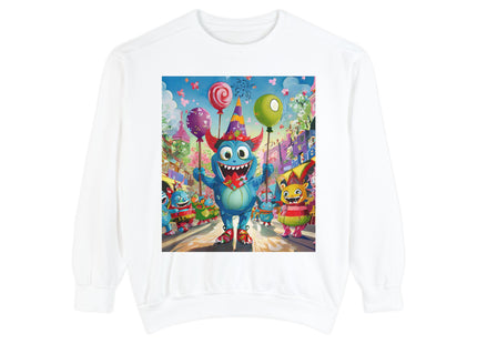 Monster Parade Madness Unisex Garment-Dyed Sweatshirt