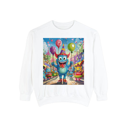 Monster Parade Madness Unisex Garment-Dyed Sweatshirt