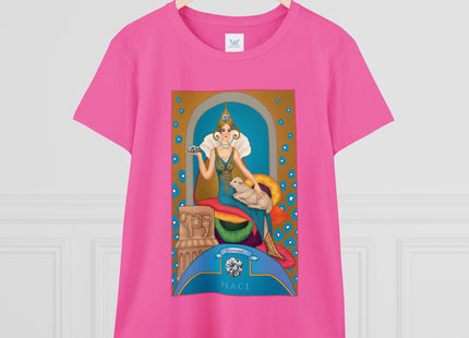 April & Diamond (from the Gem Series) by Sofia Chiostri Women's Midweight Cotton Tee
