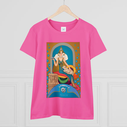 April & Diamond (from the Gem Series) by Sofia Chiostri Women's Midweight Cotton Tee