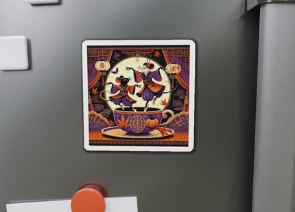 Theatrical Halloween Kabuki Mice Die-Cut Magnets (5 Sizes)