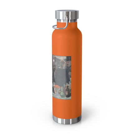 A Bar at the Folies-Bergère by Edouard Manet Copper Vacuum Insulated Bottle, 22oz