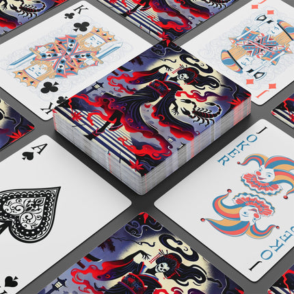 Halloween Sorceress Playing Cards