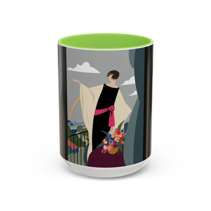 Rainbow Reverie Colorful Mugs – Elegant Renewal & Serene Beauty