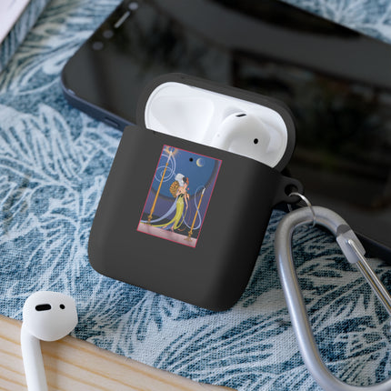 Smoke and Secrets: A Glamorous Encounter in Prohibition Era AirPods Case