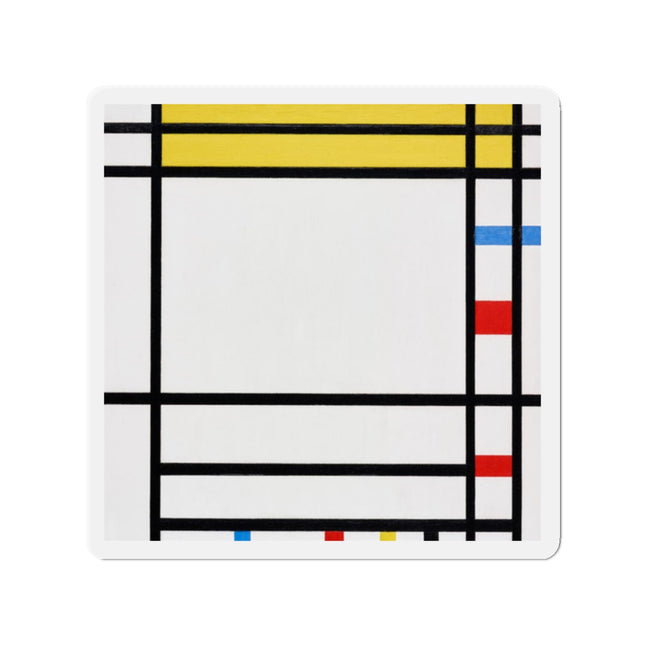 Place de la Concorde by Piet Mondrian Die-Cut Magnets (5 Sizes)