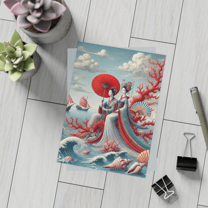 Ladies by the Quiet Sea Postcard Bundles (envelopes included) - Bundles of 10, 30, 50 Pieces