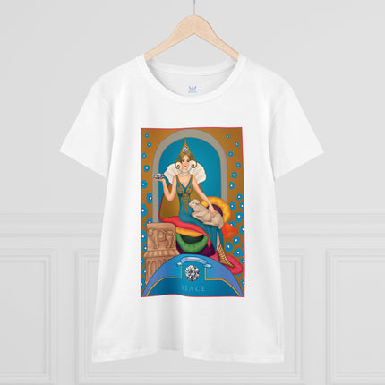 April & Diamond (from the Gem Series) by Sofia Chiostri Women's Midweight Cotton Tee