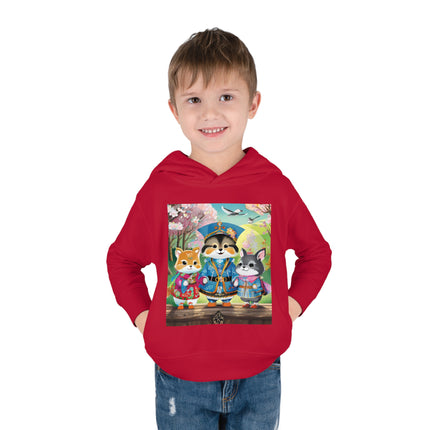 Fluffy Explorers Toddler Pullover Fleece Hoodie