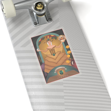 June & Pearl, Alexandrite (from the Gem Series) by Sofia Chiostri Kiss-Cut Stickers (4 Sizes)