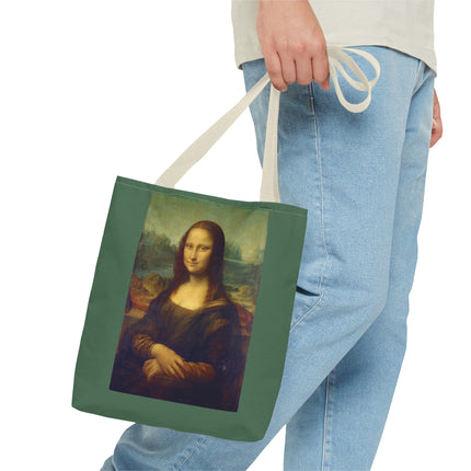 Mona Lisa by Leonardo da Vinci Tote Bag (AOP)