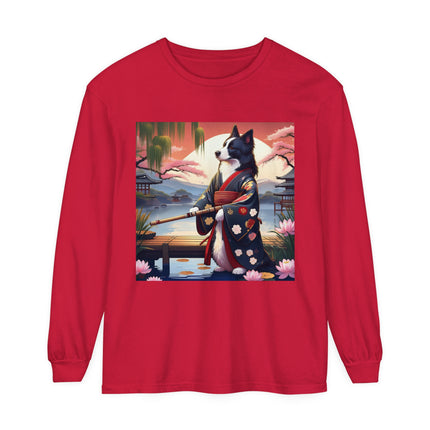 Border Collie Warrior Long Sleeve T-Shirt