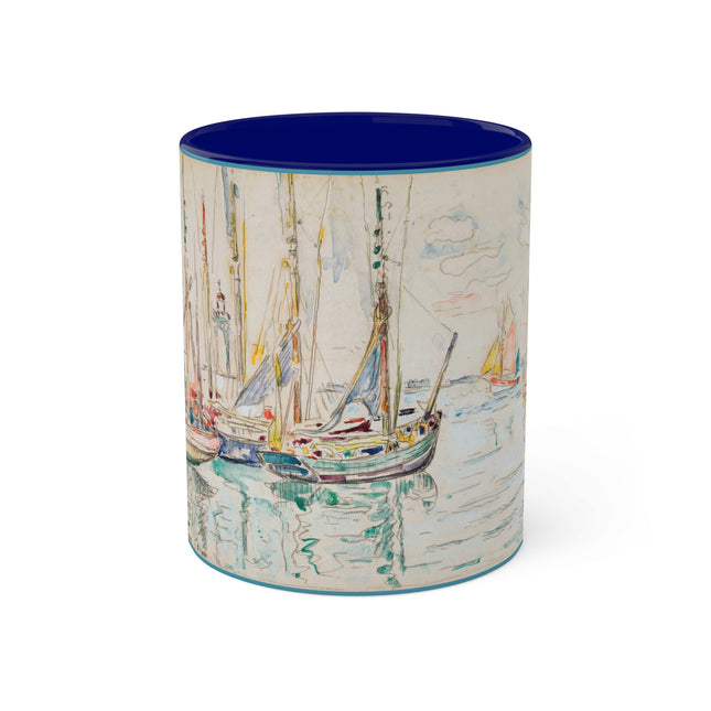 Groix by Paul Signac Colorful Mugs, 11oz