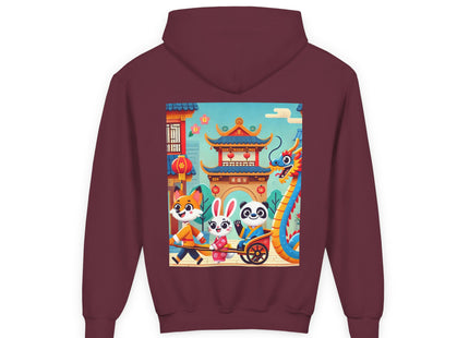 Lantern Street Dragon Parade Youth Heavy Blend Hooded Sweatshirt