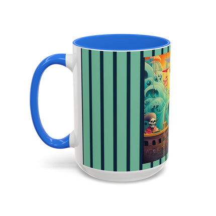 Skeleton Crew of the Misty Seas Colorful Mugs (11oz, 15oz)