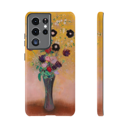 Vase of Flowers by Odilon Redon Phone Cases