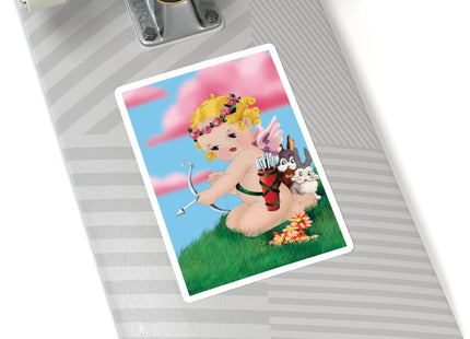 Cupid's Aim Kiss-Cut Stickers (4 Sizes)