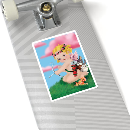 Cupid's Aim Kiss-Cut Stickers (4 Sizes)