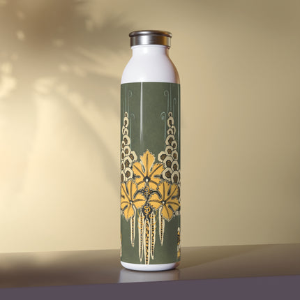 La décoration moderne dans le textile Pl. 2 by Gaston Charlet Slim Water Bottle