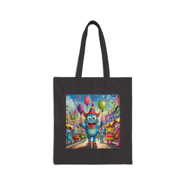 Monster Parade Madness Cotton Canvas Tote Bag