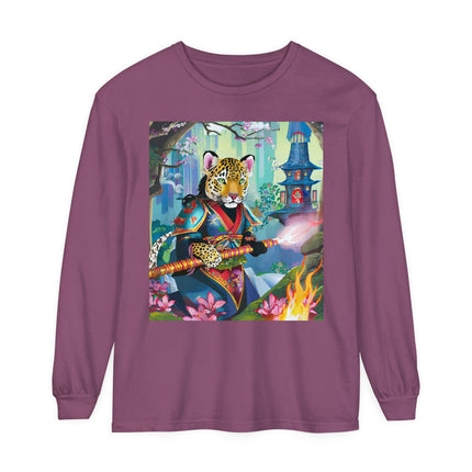 Cyberpunk Leopard Long Sleeve T-Shirt