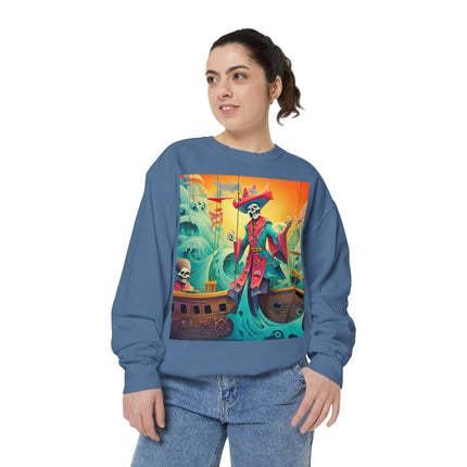 Skeleton Crew of the Misty Seas Unisex Garment-Dyed Sweatshirt