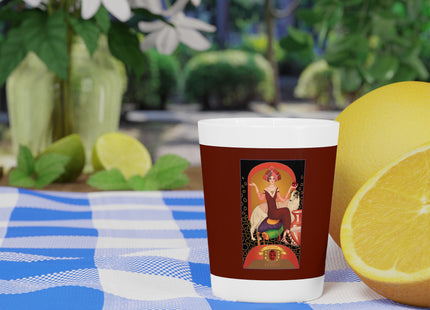 January & Garnet (from the Gem Series) by Sofia Chiostri Ceramic Shot Glass
