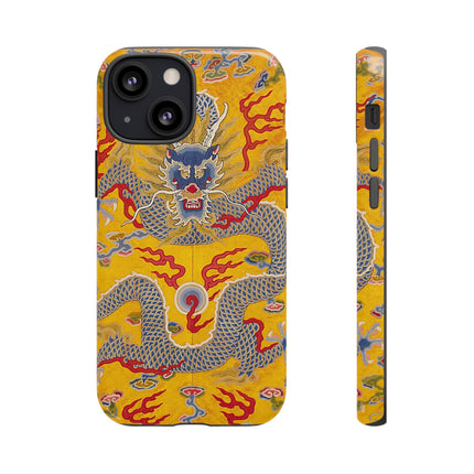 Majestic Dragon Regalia – Imperial 12-Symbol Robe Phone Cases
