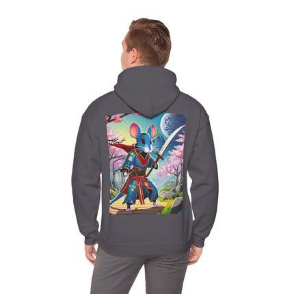 Cyber Samurai Rat – Heavy Blend™ Hooded Sweatshirt