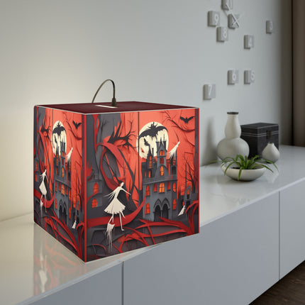Halloween Night Scene Light Cube Lamp