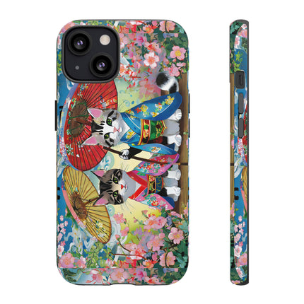Kimono Kitties Phone Cases