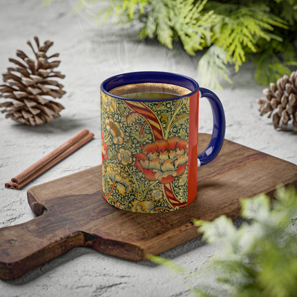Chintz the Wandle Design by William Morris Colorful Mugs, 11oz