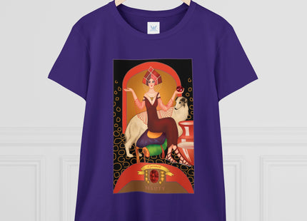 January & Garnet (from the Gem Series) by Sofia Chiostri Women's Midweight Cotton Tee