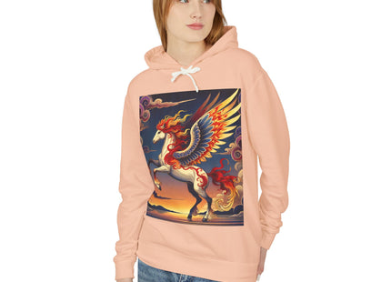 Flame-Winged Horse at Sunset Hoodie