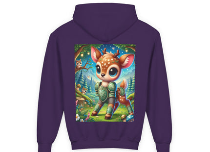 Fawn Defender Youth Heavy Blend Hooded Sweatshirt