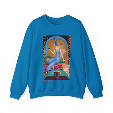 September & Sapphire (from the Gem Series) by Sofia Chiostri Heavy Blend™ Crewneck Sweatshirt